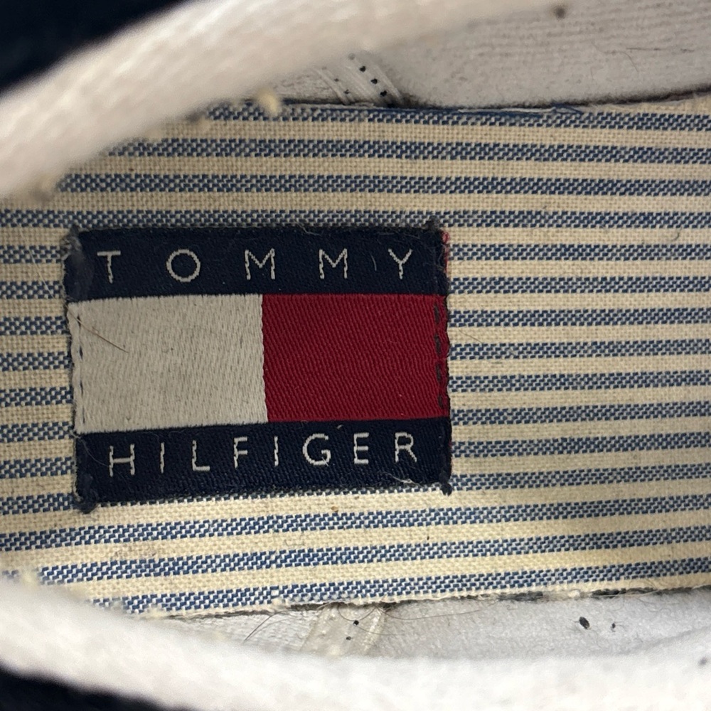 Tommy Hilfiger Womens Suede Sneakers  Black/White  Size 8.5M  W80721 - Picture 14 of 15